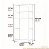 3 Tier Bathroom Over The Toilet Shelf, Freestanding Space Saver Metal Over The Toilet Shelf Organizer- for Most Toilets - 2 of 4