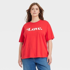 Women's Oversized Short Sleeve Graphic T-Shirt - Universal Thread™ - 1 of 3