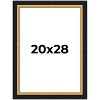 PosterPalooza | Embellished Brown Picture Frame - UV Acrylic, Foam Board Backing, Hanging Hardware - 2 of 4