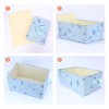 REGALWOVEN Chrysanthemum Print Collapsible Fabric Storage Bin with Handles 2 Pcs - 3 of 4