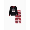 PATPAT Family Christmas Pjs Matching Sets Holiday Jammies Sleepwear Christmas Pajamas for Family Xmas Outfits with Socks - 3 of 4