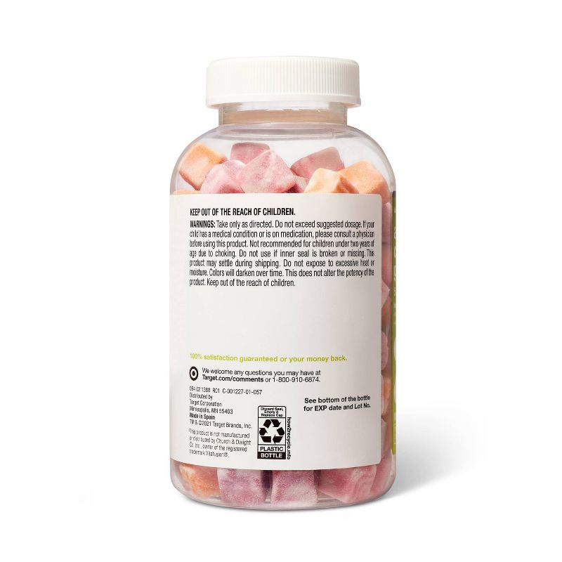 Calcium Gummies - Orange, Strawberry &#38; Cherry - 100ct - up &#38; up&#8482;, 4 of 6