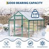Garvee Walk-In Greenhouse with Polycarbonate Panels, Aluminum Frame, Quick Setup, Roof Vent, Outdoor Garden Greenhouse - 4 of 4
