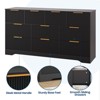 59" Fluted 10-Drawer Dresser, Modern Wood Chest TV Stand, Bedroom & Closet Storage Organizer - 2 of 4