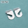 Unique Bargains Metal T-Bar Track Tiles Suspended Plants Utility Drop Ceiling Hooks - 3 of 4