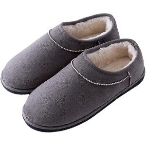 Roxoni Women's Fuzzy Winter Bootie Slippers – Soft and Cozy House Slippers - 1 of 4