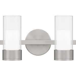 Quoizel Lighting Logan 1 - Light Vanity in  Brushed Nickel - 1 of 4
