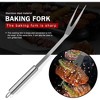 Itopfox 5-Piece Stainless Steel BBQ Grilling Tool Set with Carry Bag – Ideal for Men, Perfect for Cooking, Camping, Picnics & Family Barbecues - 3 of 4