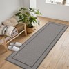 Area Rugs: Washable Non-Slip Simple Carpet, Soft Low Pile Foldable Stain Resistant Rugs for Living Room, Bedroom, Home, Dining Room - 3 of 4