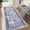 Coolmee Area Rug Washable Rug Non Slip Non Shedding Rugs Low Pile Floral Printed Foldable Carpet for Bedroom Office - 2 of 4