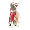Transpac Resin 12.5 in. Multicolor Christmas Gilded Accent Santa Figurine - 2 of 4