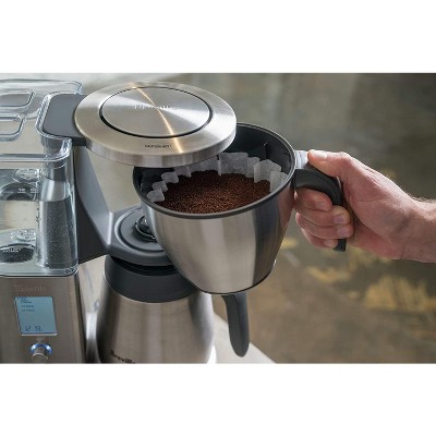 Enjoy a personalized and satisfying cup of joe every time with the Precision Brewer's advanced features and user-friendly design. The backlit LCD screen and comprehensive instruction manual make navigation a breeze, while the thermal carafe keeps your coffee hot for hours without compromising flavor. Elevate your brewing experience and join the ranks of serious coffee lovers who demand nothing but perfection from their morning cup. For an unparalleled level of brewing precision, the Precision Brewer is the ideal choice for connoisseurs seeking a customizable brewing experience. Choose excellence with the Precision Brewer Thermal 12-Cup Coffee Maker.