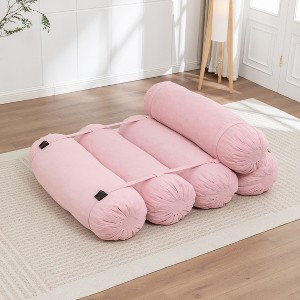 Lyngins Corduroy Bean Bag Sofas with Adjustable Straps for Kids and Adults,Comfy Lazy Sofa Chairs for Living Room - 1 of 4