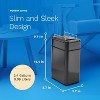hOmeLabs Kitchen Trash Can - Retractable Automatic Sensor Butterfly Lid, Battery-Operated - 3 of 4