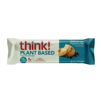 think! Plant Peanut Butter Chocolate Chip Single Bar - 1.76oz