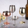 Unique Bargains Stainless Steel Wedding Party Shatterproof Reusable Cocktail Mugs - 3 of 4