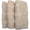 Zuppad Womens Thick Ribbed Knit Winter Infinity Circle Loop Scarf - 2 of 4