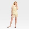 Women's Tie-Front Long Line Vest - A New Day™ - 3 of 3