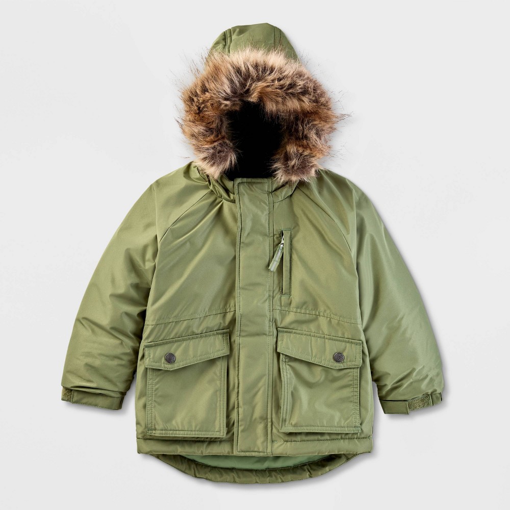 Toddler Solid Heavyweight Parka Jacket