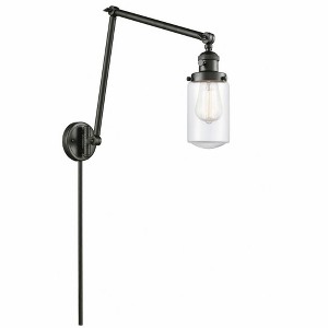 Dover - 1 Light Double Extension Swing Arm Wall Sconce In Traditional Style-30.75 Inches Tall and 4.5 Inches Wide - 1 of 1