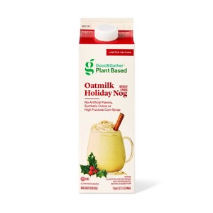 Plant Based Oatmilk Holiday Nog - 32 fl oz - Good & Gather™ - 1 of 4