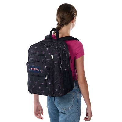 JanSport Big Student 17" Backpack Fits 15" Laptop Water Resistant - Black Bows — фото 6