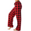 Just Love Womens Buffalo Plaid Knit Jersey Pajama Pants Buffalo Check - 2 of 3