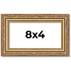 PosterPalooza | 8x4 Wood Antique Frame with UV Acrylic, 4 Finishes: Bronze, Gold, Silver, and Black - 2 of 4