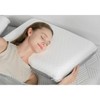 Vipbear Adjustable Firm Memory Foam Pillow for Sleeping Set of 2, Slim Pillows,Two Sides Cover, Neckpain Relief,Washable, for Side Sleeper, King - 2 of 4