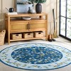 Martha Stewart Floral - MSRW195 - Indoor Power Loomed Machine Washable Skid-Resistant Rugs - 2 of 4