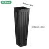 Unique Bargains Plastic Deep Drainage Holes Indoor Outdoor Gardening Plant Nursery Pots Black - 3 of 4