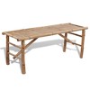 vidaXL Bistro Table Black 15.7"x27.5" Metal - 3 of 4