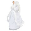 Northlight 14" White Angel with Lighted Wings Christmas Tree Topper - 3 of 4