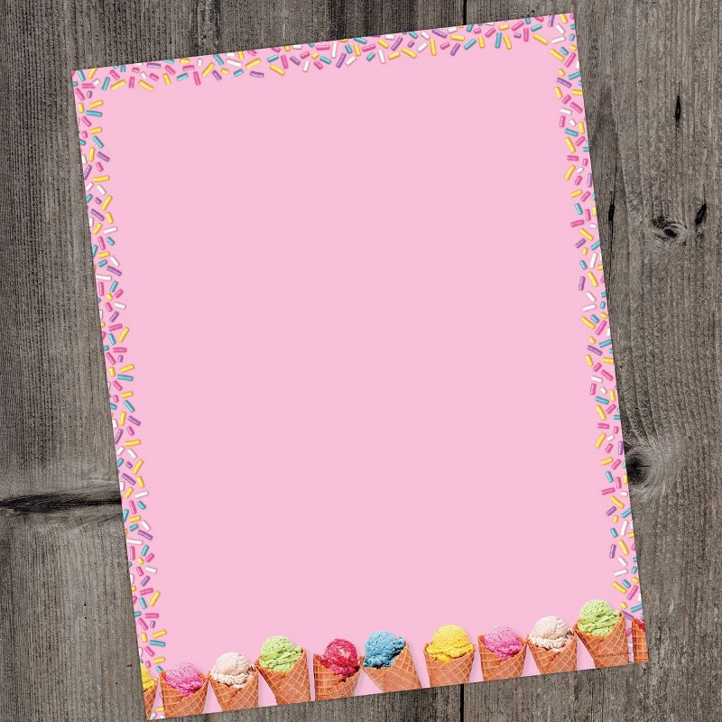 80ct Scoops Letterhead Pink, 3 of 4