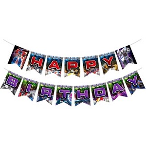 Treasures Gifted Transformers Birthday Banner - Transformers Party Supplies - 1 of 4