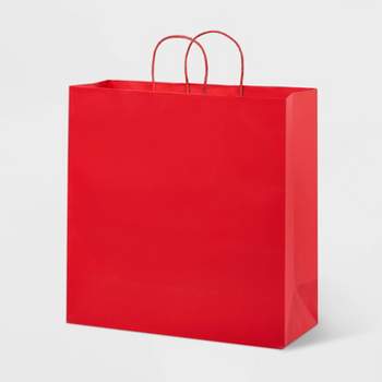 Large GiftBag Red - Spritz™: Valentine's Day, All Occasion Paper Bag, Double Handles, FSC Certified