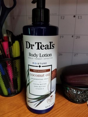 dr teal's coconut oil body lotion