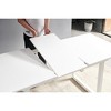70.86" x 31.5" x 29.5" Square Extendable Dining Table with metal leg, Modern Space Saving Kitchen Table for Living Room - 4 of 4
