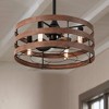 25" Minka Aire Audrey Koa Coal LED Fandelier Ceiling Fan with Remote - 2 of 4