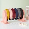 Juvale Headband Holder Organizer for Girls and Women, Pink Velvet Jewelry Display Stand and Storage for Hair Tie Accessories, Bracelets, 12 x 7 In - 2 of 4