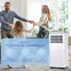 Tangkula 3-in-1 Portable Air Conditioner 10,000 BTU ASHRAE Air Cooler w/ 24H Timer - 2 of 4
