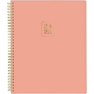 Pen+Pillar for Cambridge 2024-25 Weekly/Monthly Planner 11"x9.375" Solid Pink: Agenda, Calendar, Twin-Wire Binding, Tabs - 1 of 4