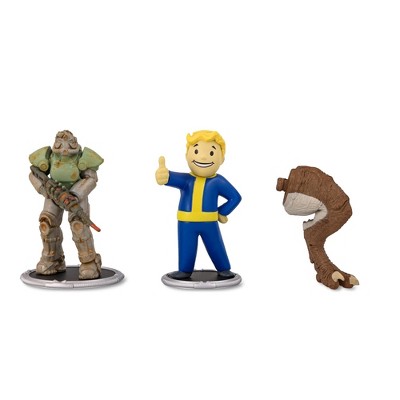 Toynk Fallout T-51 and Vault Boy (Classic) Mini Figure Set (Build-a-Figure Deathclaw)