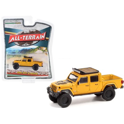 2020 Jeep Gladiator Pickup Truck with Off-Road Parts Yellow "All Terrain" Series 12 1/64 Diecast Model Car by Greenlight