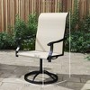 Patio Swivel Chairs Set of 2, High Back Patio Dining Chairs with All-Weather Mesh for Backyard, Lawn, Garden - 3 of 4