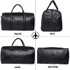 Generic  Travel Duffel Bag, Waterproof Leather Weekend bag Gym Sports Overnight Large Carry On Hand Bag - 2 of 4