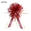 Unique Bargains Wedding Baskets Presents Christmas Large Pull Bow Gift Wrapping Bows Ribbons 20 Pcs - 3 of 4