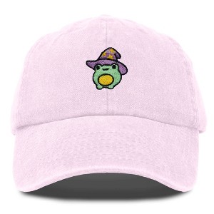 Dalix Sorcerer Frog Embroidered Cap Cotton Baseball Cute Cool Dad Hat Womens - 1 of 4