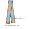 Elerevyo Women's Contrast Color Skinny Long Hair Ribbon Handbag Handle Wrap Neck Scarves 1 Pc - 3 of 4