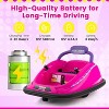 Costway Bumper Car for Kids Electric Ride on Car with Remote Control Joystick Flashing LED Lights - 2 of 4